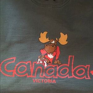 Canada Victoria Moose Graphic Sweatshirt